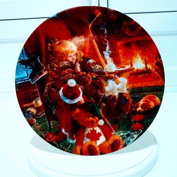 Toasty Warm Decorative plate by Steward Sherman - Picture 1 of 5